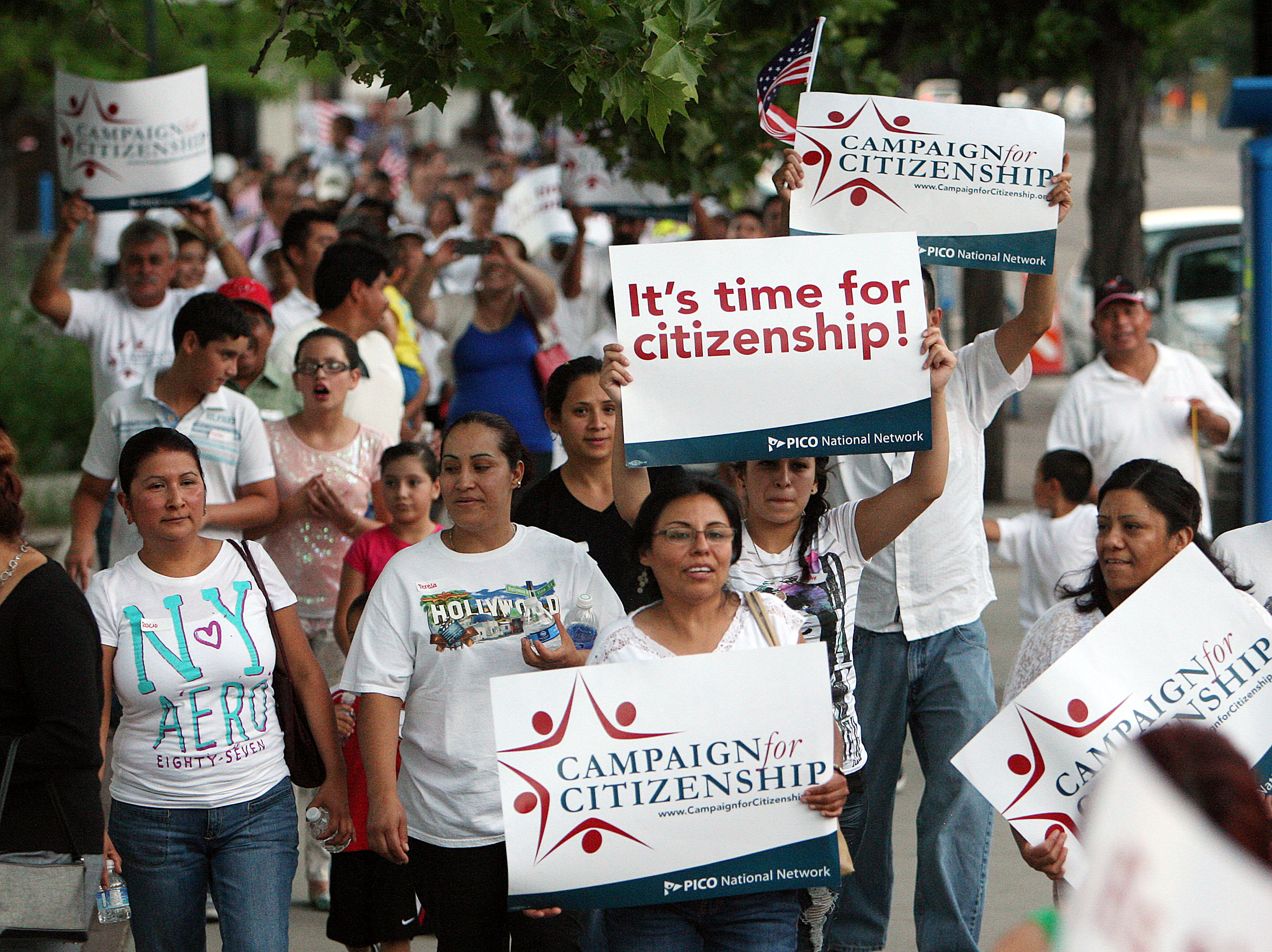 EEUU: Anuncian marcha de inmigrantes para octubre