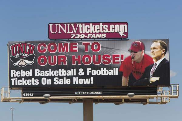 UNLV billboard mistakenly features wrong basketball coach