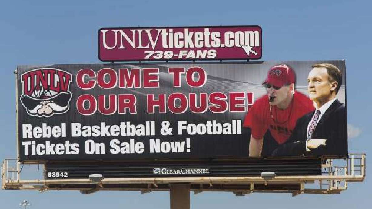 UNLV billboard mistakenly features wrong basketball coach