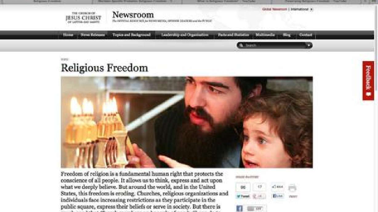 LDS Church creates new web materials in support of religious freedom