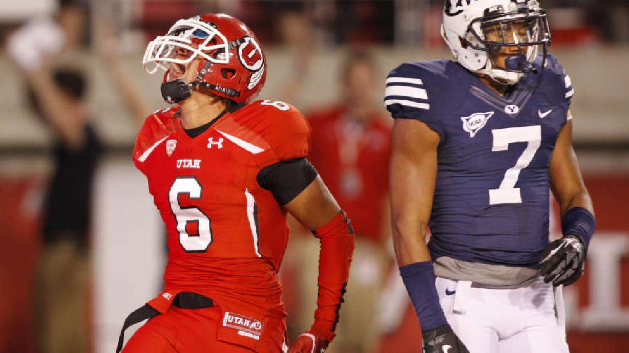 Map shows the divide in the BYU/Utah rivalry