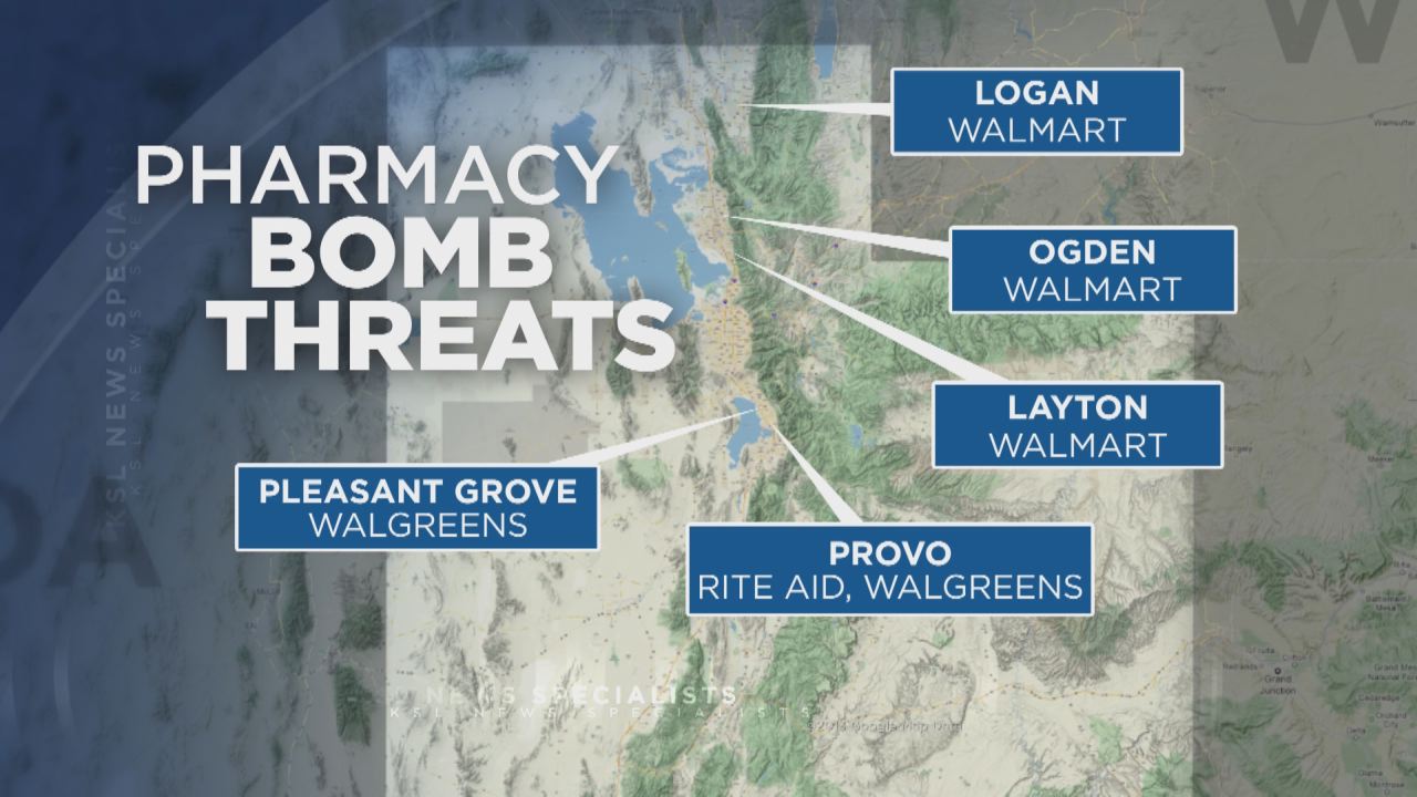 Bomb threats called into Utah pharmacies