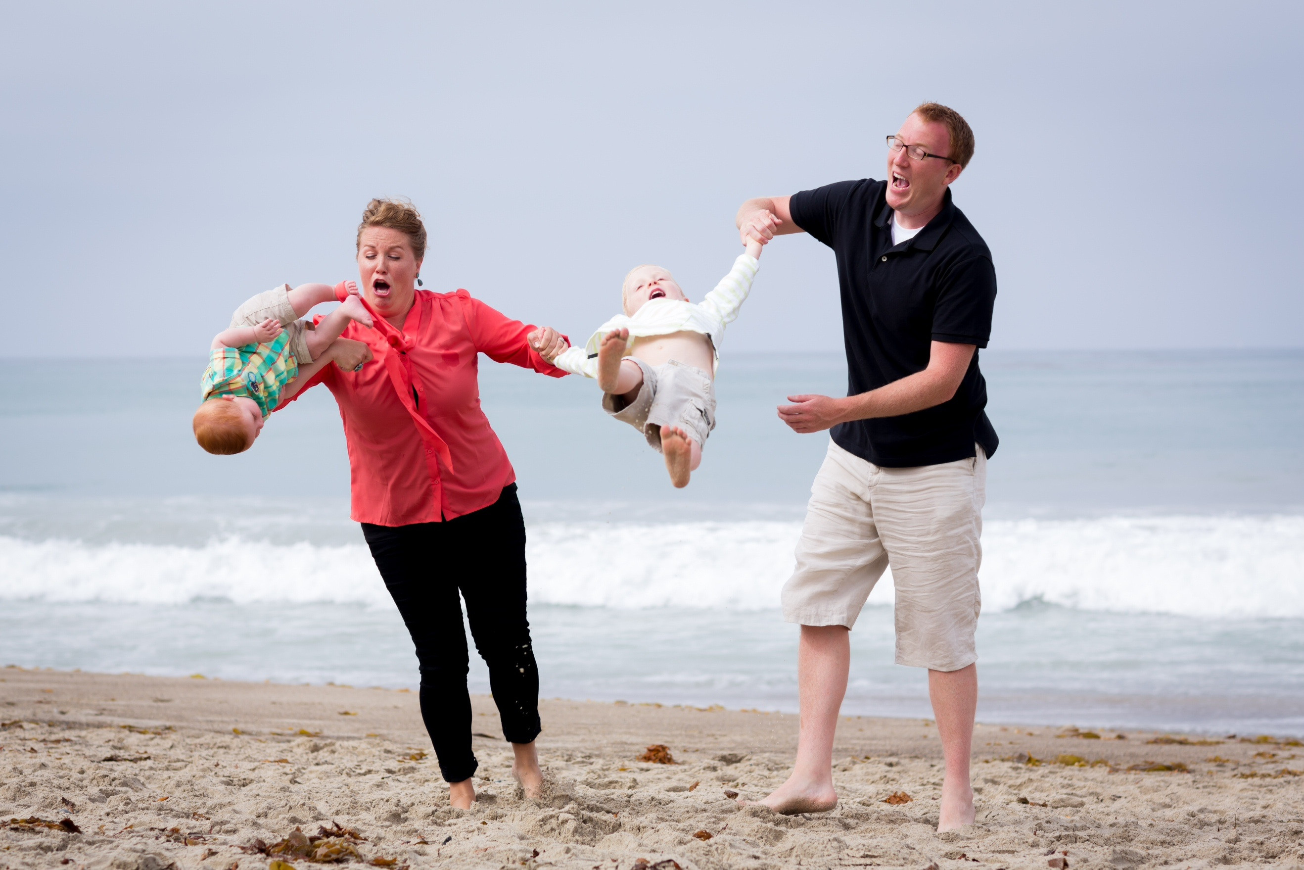 Family photo goes awry; no babies were harmed