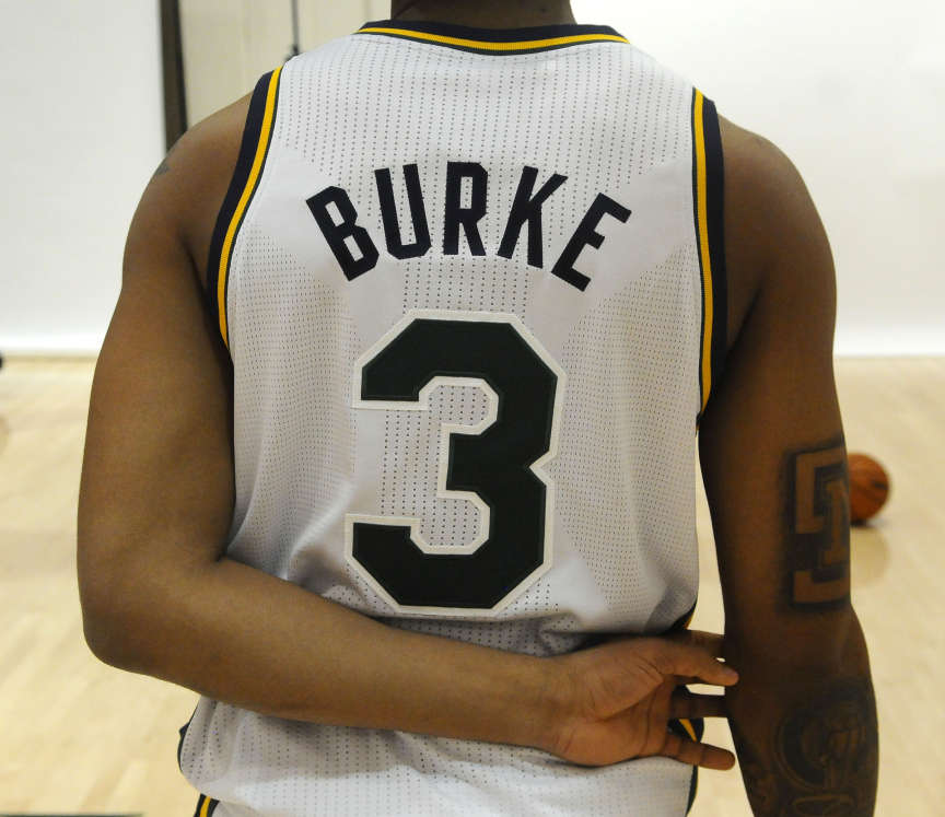 Trey Burke worked with John Stockton over the
summer and is going to try and fill the shoes
of the Hall-of-Fame point guard. (Matt
Gade/Deseret News)