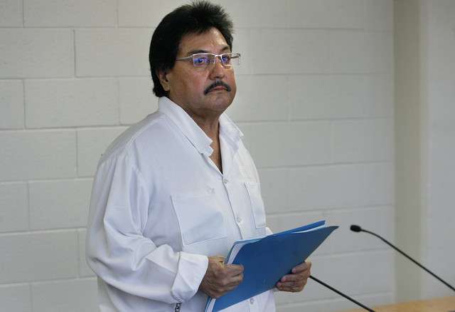 Michael Doporto speaks on his behalf before the Utah Board of Pardons and Parole on Thursday, Oct. 10, 2013. (Photo: Scott Sommerdorf)