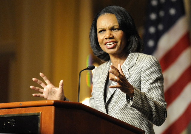 Former Secretary of State Condoleezza Rice was the keynote speaker
during the 27th annual Utah Womens Conference at the Grand
America Hotel in Salt Lake City on Friday, Oct. 11, 2013.