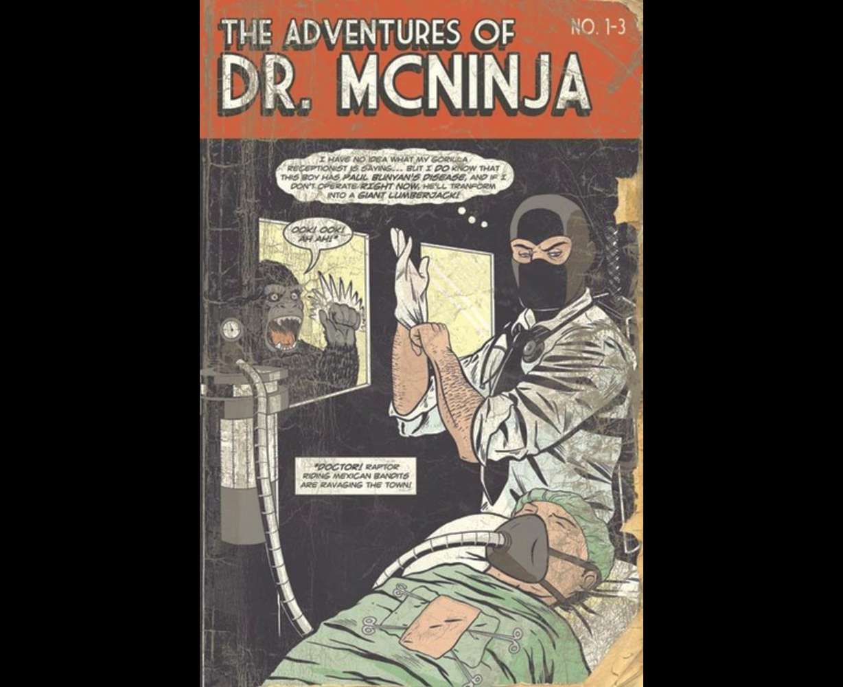 "Adventures of Dr. McNinja" comic book cover (Image: Courtesy of
Christopher Hastings)