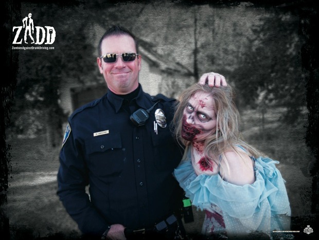'Zombies' to fight against drunk driving during Halloween
