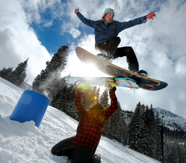 Snow is back again as Utahns cheer, grumble
