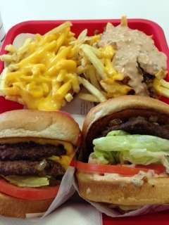 In-N-Out's Animal style and cheese fries. (Photo: Celeste Tholen
Rosenlof)