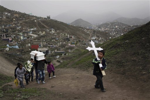 La dura vida en barrios pobres de Lima