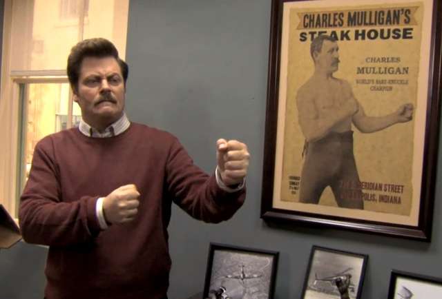 Nick Offerman, A.K.A. Ron Swanson
