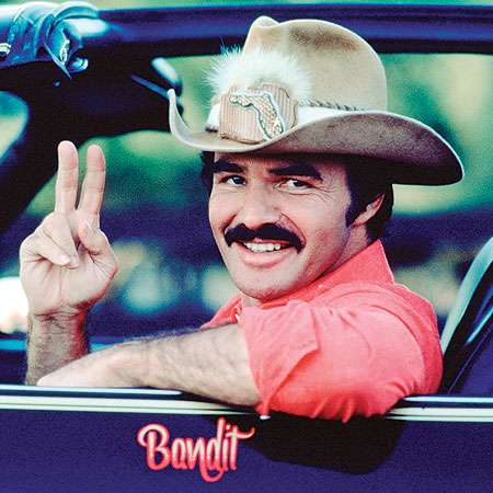 Burt Reynolds in "Smokey and the Bandit"