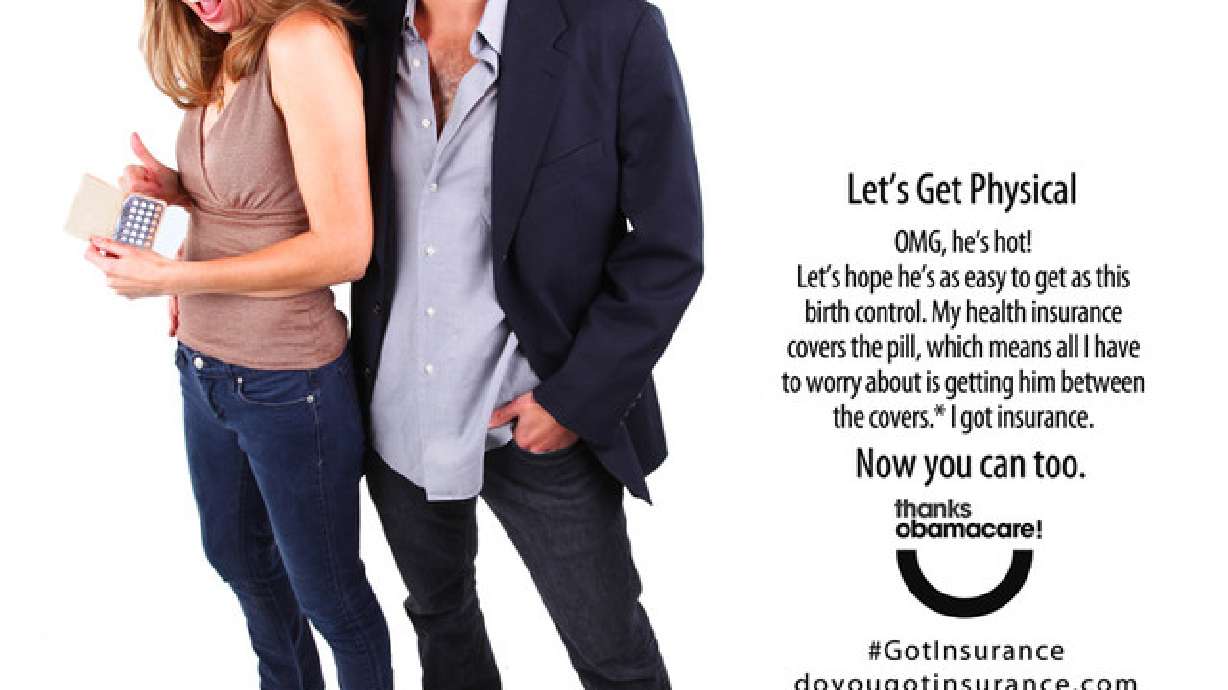 Liberal group in hot water over racy ads promoting Obamacare