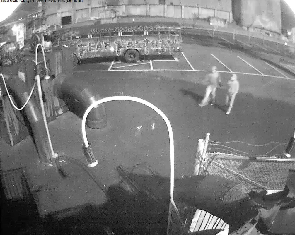 Burglars take joy ride in hearse at Fear Factory