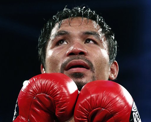 Pacquiao pide préstamos para ayudar a víctimas