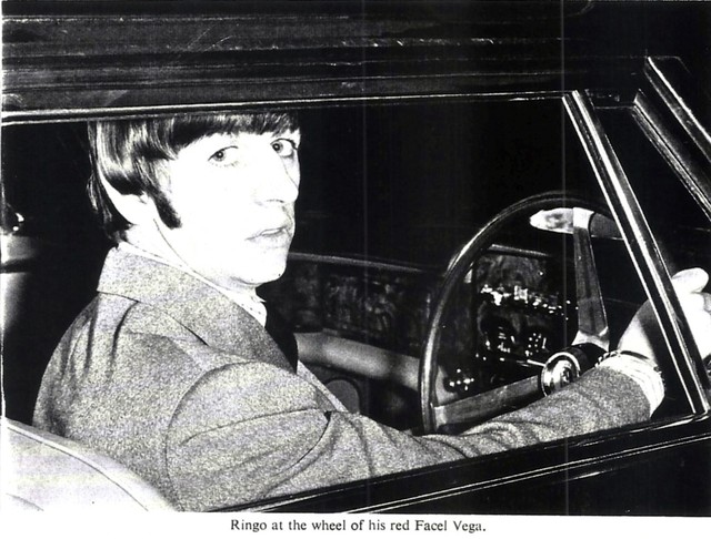Other famous owners of this car include Joan
Collins, Pablo Picasso and Frank Sinatra.
"The
fact that a car was previously owned by a
celebrity will more often than not push the
value up, but of course it depends on who the
celebrity is," says Bonham's spokesperson
Chloe
Ashby. Ringo Starr's 164 Facel Vegal was
auctioned off for a cool $553,000.