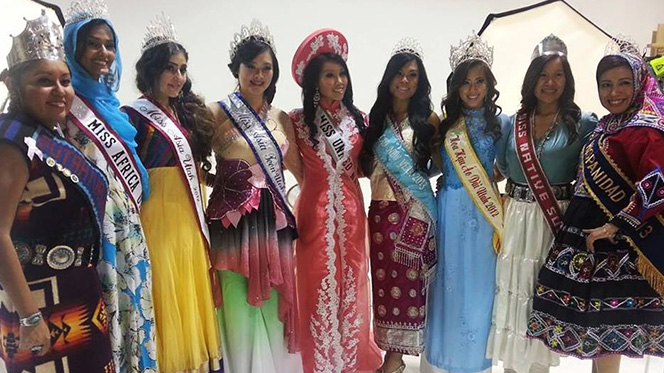 Multicultural pageant winners hope to make a difference with calendar
