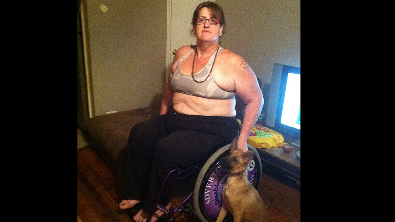 Paraplegic ditches motorized wheelchair, loses 275 pounds