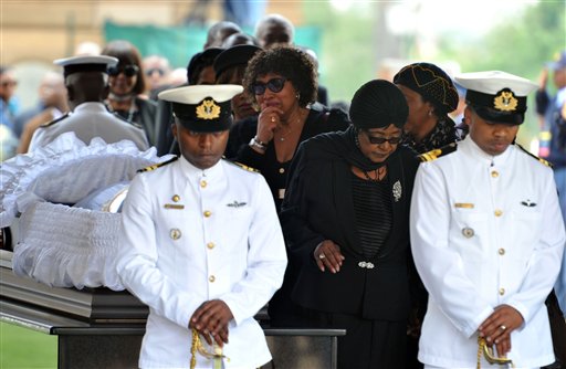 Líderes mundiales dicen adiós a Mandela