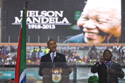 Intérprete en ceremonia de Mandela, un impostor