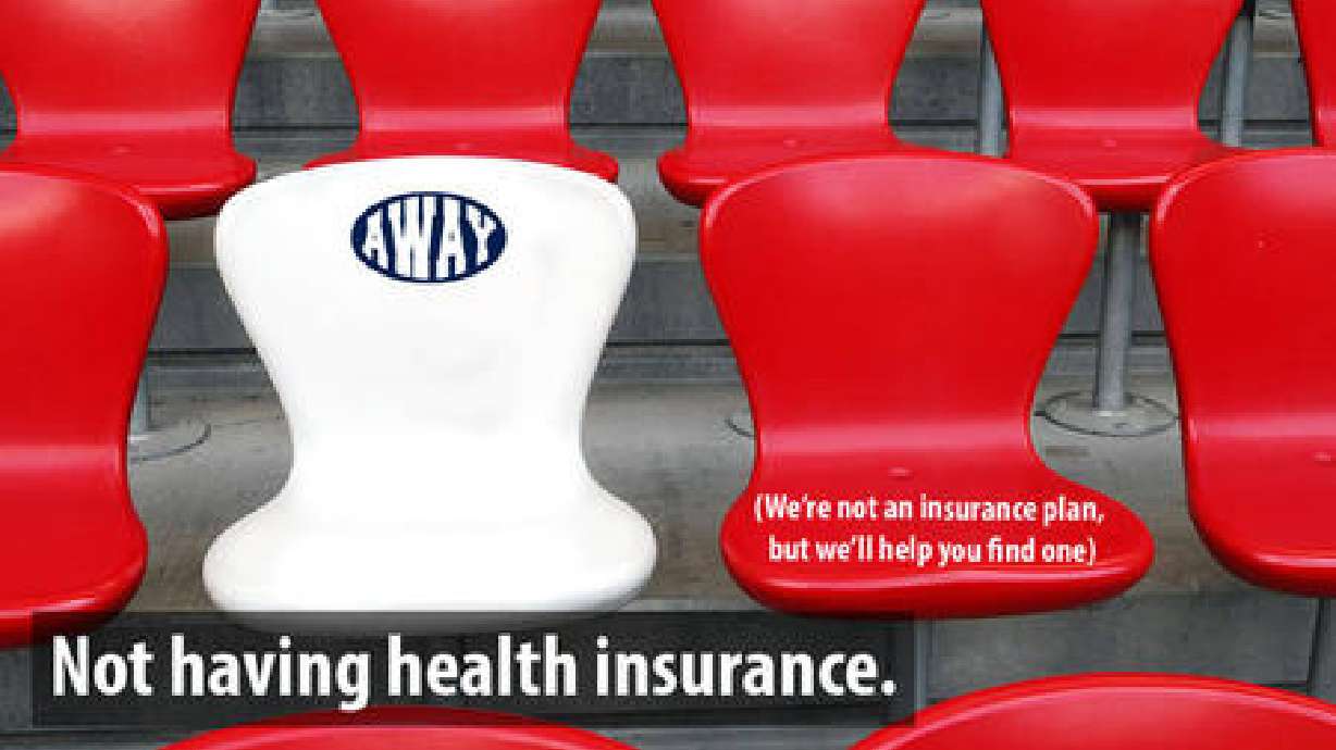 Ad campaign targets uninsured young adults as key to low premiums
