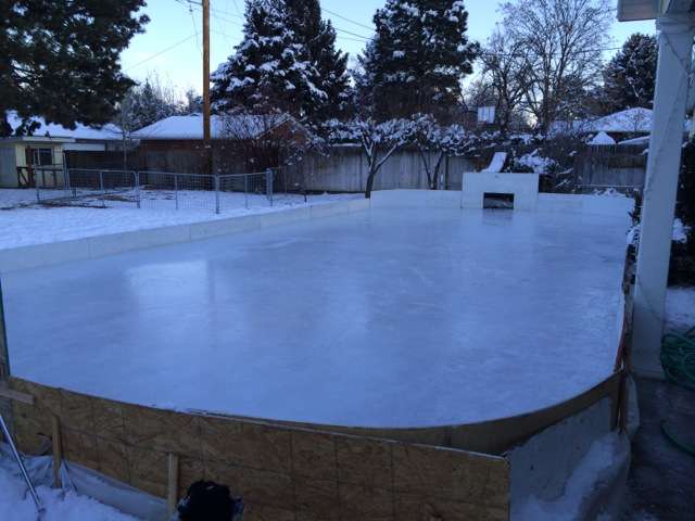 This year's ice rink.