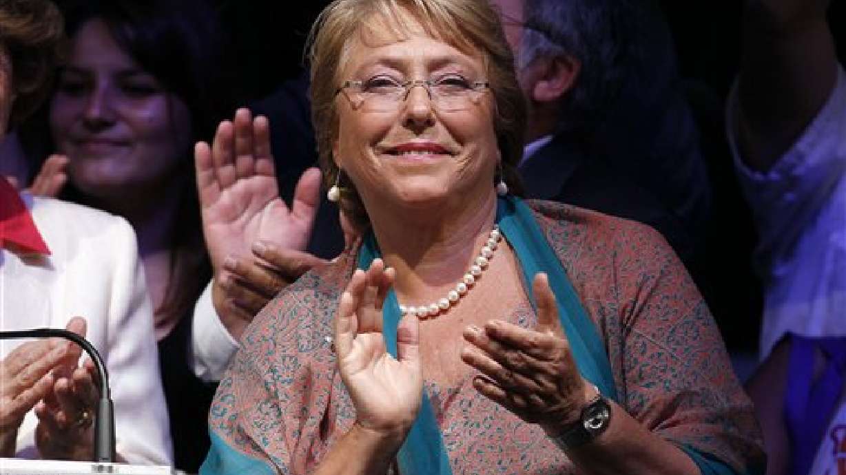 Victoria abrumadora de Bahelet en Chile