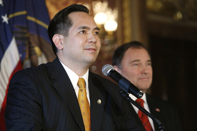 New Utah Attorney General Sean Reyes speaks to the media during a press conference Monday, Dec. 23, 2013, at the state Capitol in Salt Lake City. (Photo: Scott G Winterton, Deseret News)