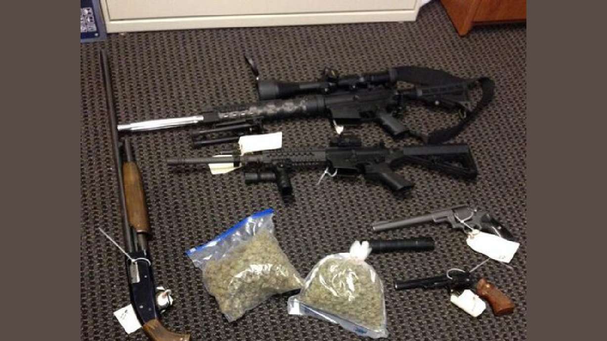Police discover illegal guns during Cottonwood Heights drug bust