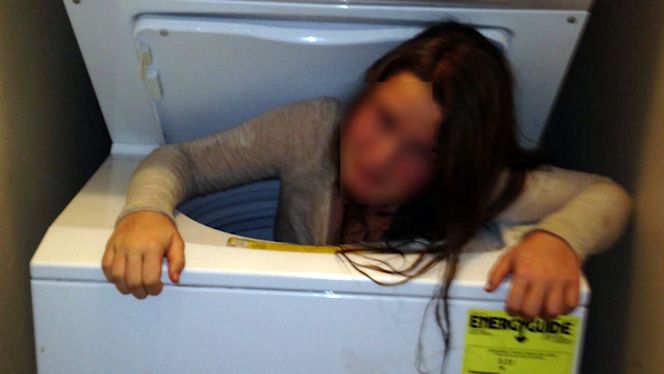 11-year-old girl playing hide-and-seek gets stuck in washer; freed by  firefighters | KSL.com