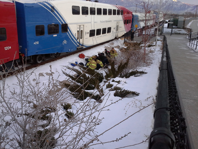 Man 'not paying attention' hit by FrontRunner train 