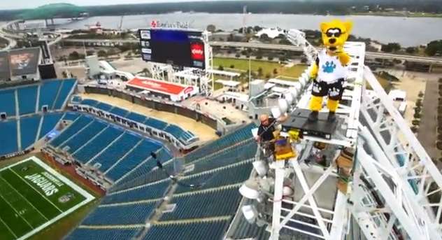Have You Seen This? NFL sized zipline
