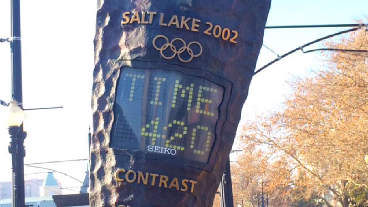 Olympic clock stuck on 4:20
