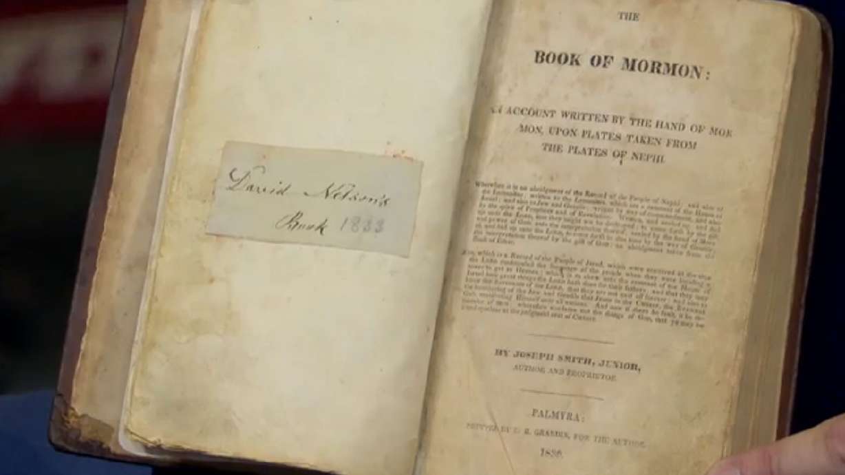 Antiques Roadshow: 1830 first edition Book of Mormon worth $100K
