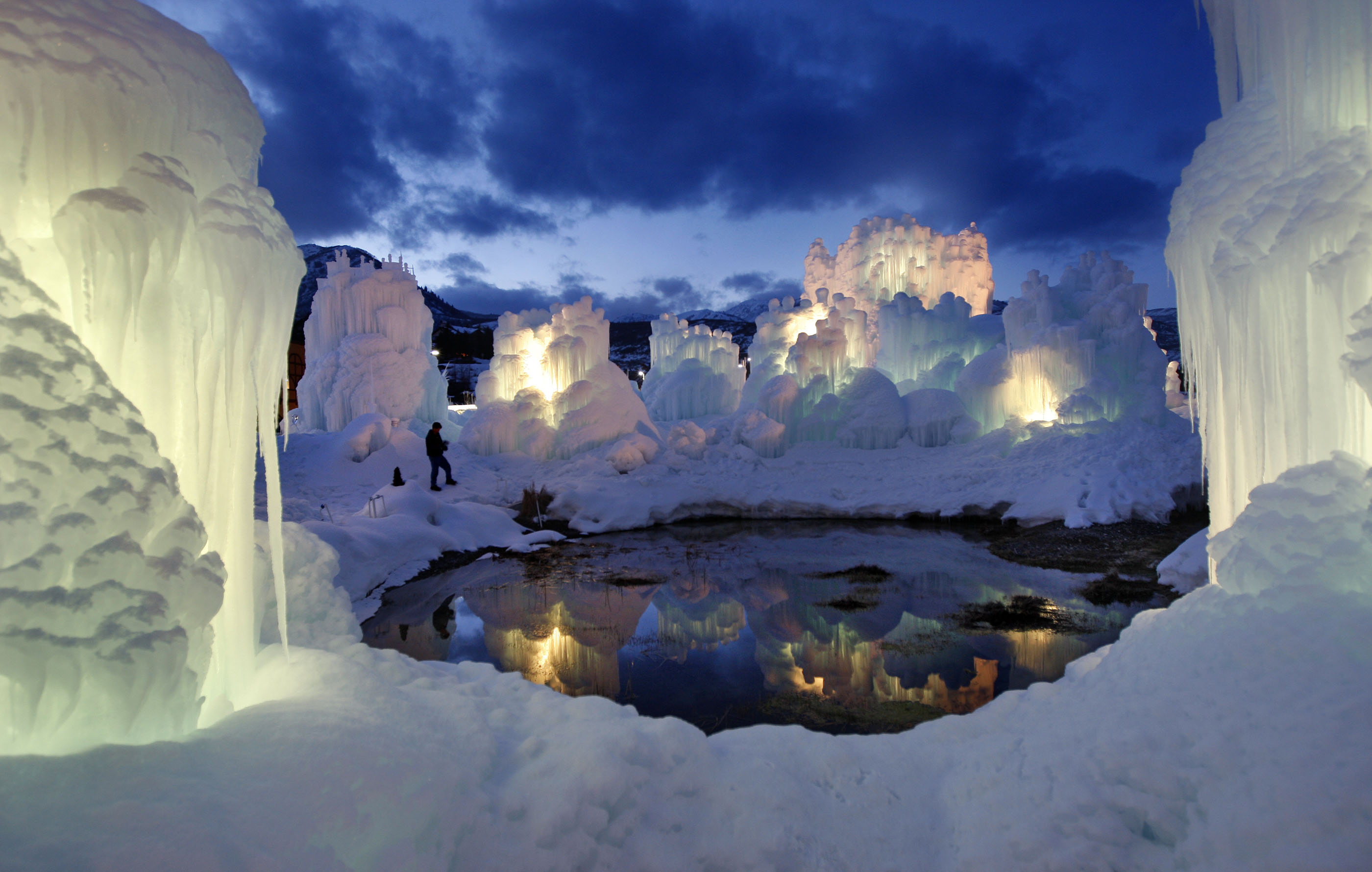 Asombrosos castillos de hielo