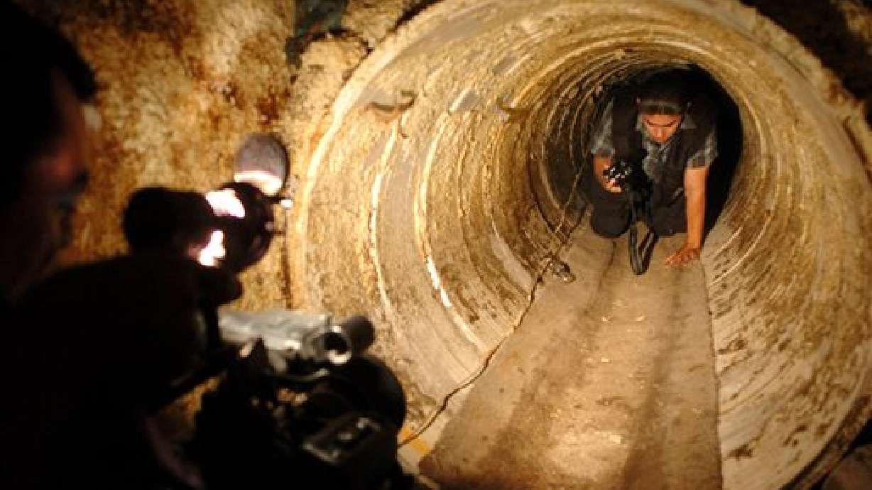 Algunos detalles de túneles entre EEUU y México