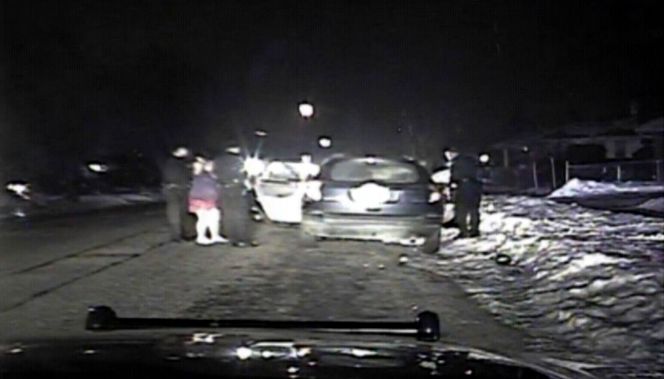 Dash-cam video shows intense confrontation with police