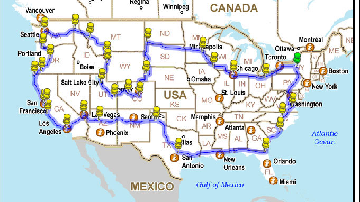 Photographer documents 12K mile cross-country trek