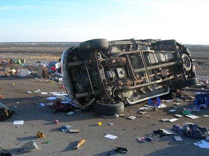 Girl injured in I-80 crash