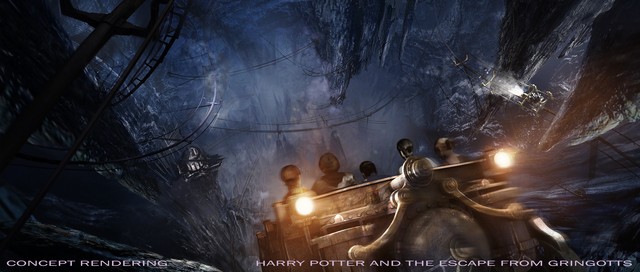 The Wizarding World of Harry Potter -- Diagon 
Alley at Universal Studios Florida is set to 
open in the summer of 2014. The new attraction 
will feature a ride called Harry Potter and the 
Escape from Gringotts.