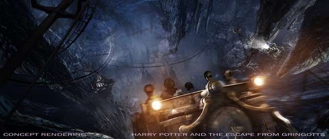 The Wizarding World of Harry Potter -- Diagon
Alley at Universal Studios Florida is set to
open in the summer of 2014. The new attraction
will feature a ride called Harry Potter and the
Escape from Gringotts.
