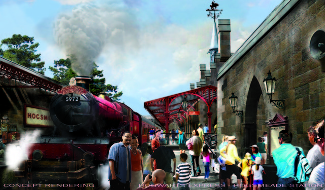 The Wizarding World of Harry Potter -- Diagon 
Alley at Universal Studios Florida is set to 
open in the summer of 2014. Just like in the 
books and films, guests will be able to board 
the Hogwarts Express.