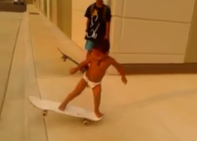Have You Seen This? Tiny skateboarder