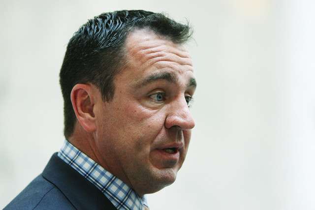Rep. Greg Hughes, R-Draper, speaks at the state Capitol in Salt Lake City on Jan. 28, 2014.