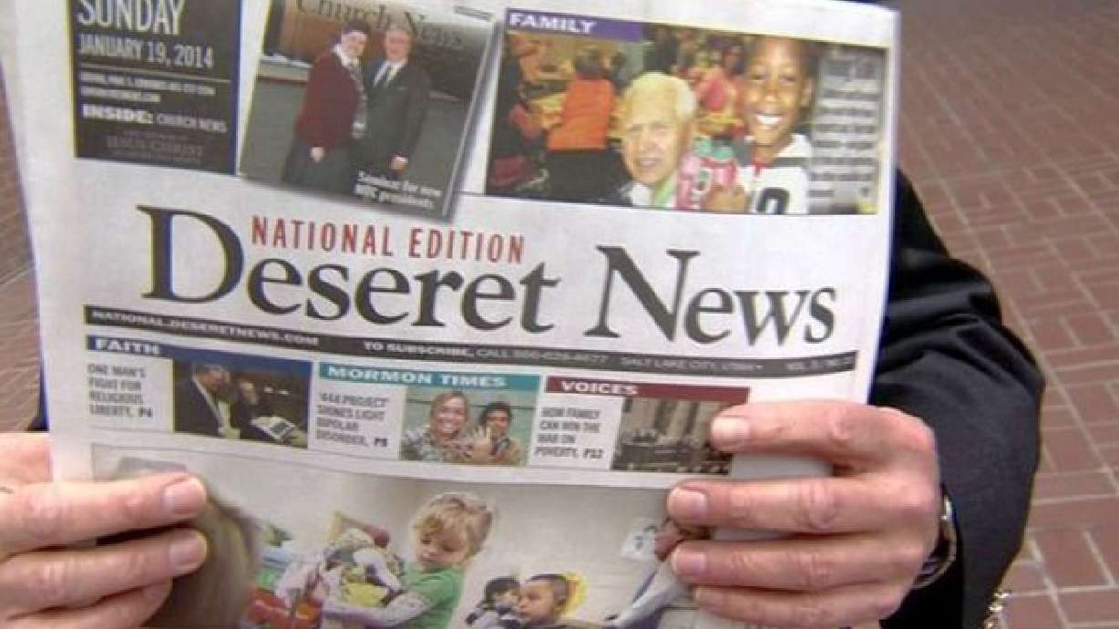 Utah residents can now receive Deseret News National Edition, LDS Church News