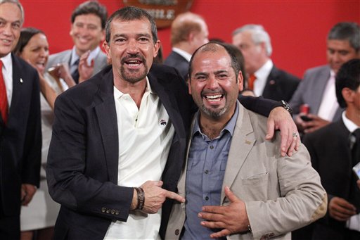 Banderas destaca el valor de la vida de los 33 mineros chilenos