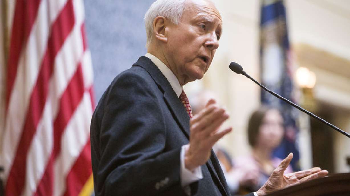 Hatch talks about immigration to Utah lawmakers