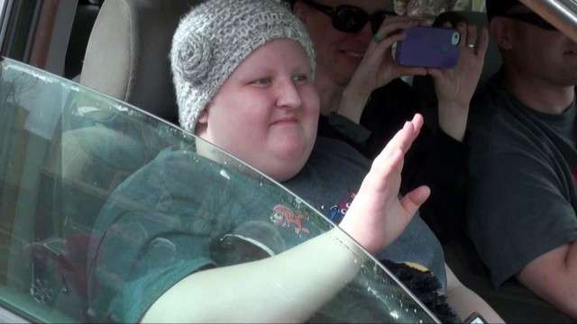 Jayci Glover when she returned to Kanab.