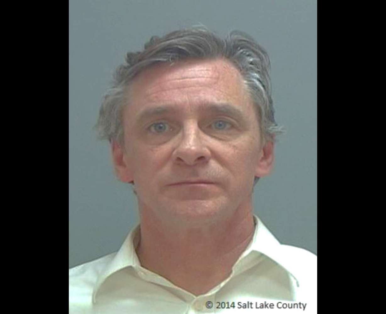 James Wesley Robinson, 50, was arrested
Wednesday at his Salt Lake home in the Wasatch
Hollow neighborhood for investigation of drug
possession, drug distribution and illegal
possession of firearms.